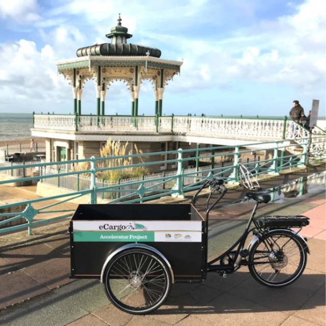 Brighton and Hove cargo bike.