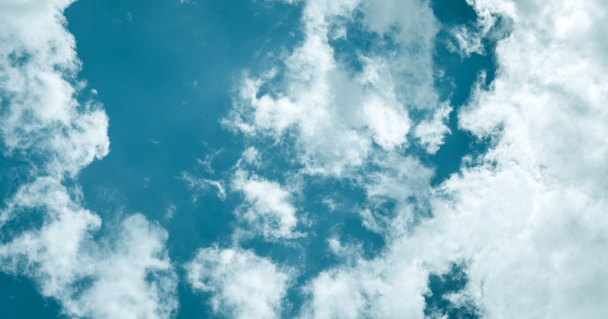 Blue sky and clouds