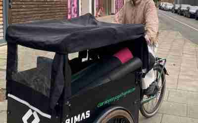 E-cargo bike strengthens yoga business and helps it thrive