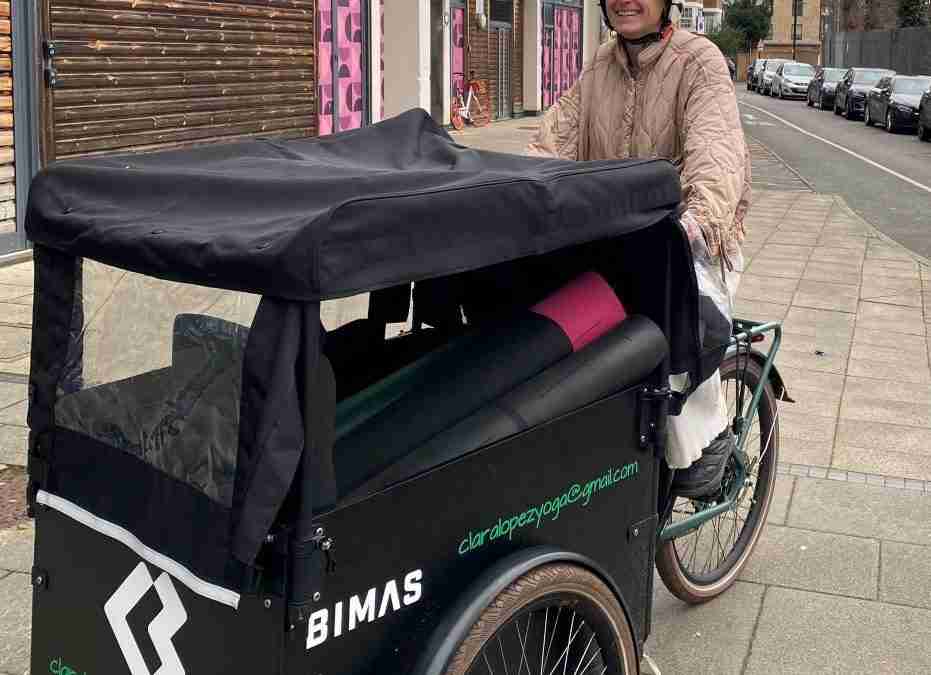 E-cargo bike strengthens yoga business and helps it thrive